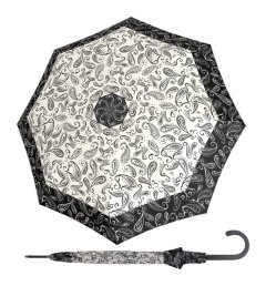 Doppler Fiber Flex Long AC Black and White Paisley