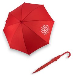 Derby Children's Umbrella with print Red