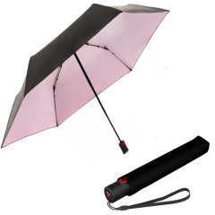 Knirps U.200 Black with Rose