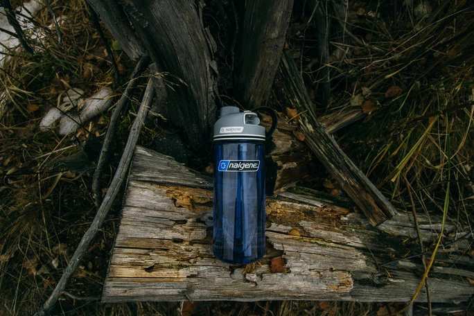 синя тританова бутилка Nalgene Multidrink
